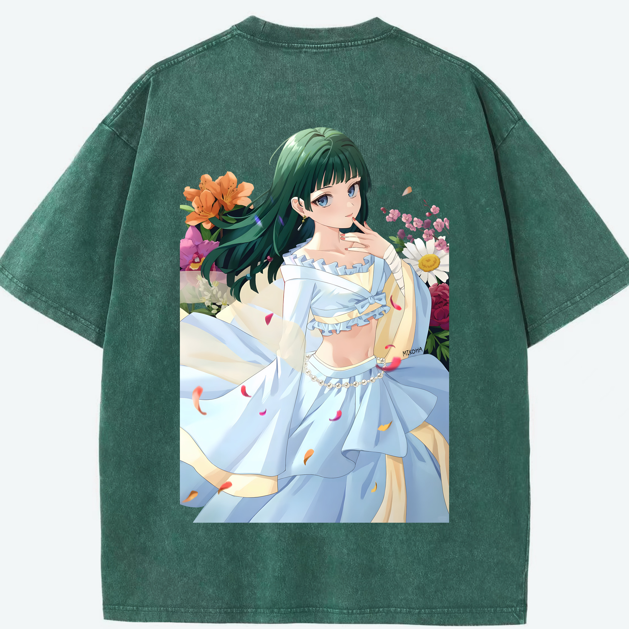 （画像用） 薬屋のひとりごと The Apothecary Diaries 綿100% ヴィンテージ風 半袖Tシャツ（背面プリント）